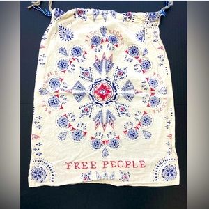Free People Women's Tan Handbag Dust Bag Cover